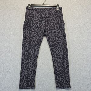 VOGO Athletica Purple and Black Leggings